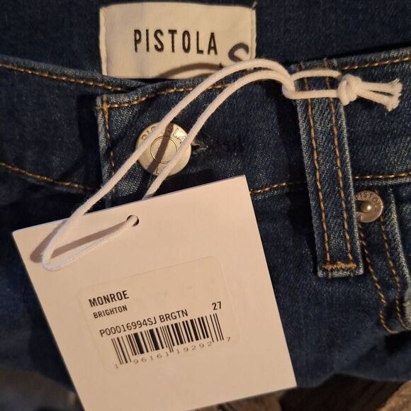 Pistola Womens Monroe High‎ Rise Cigarette Jean Indigo Size 4 NEW - Picture 3 of 5